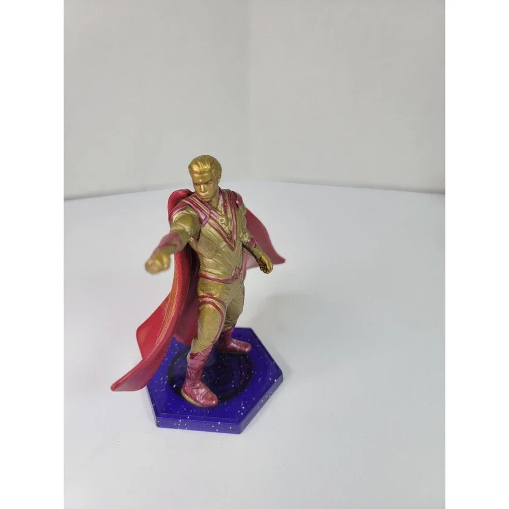 Marvel Guardians Gold Cape PVC Figure Purple Base Cake Topper Collectible